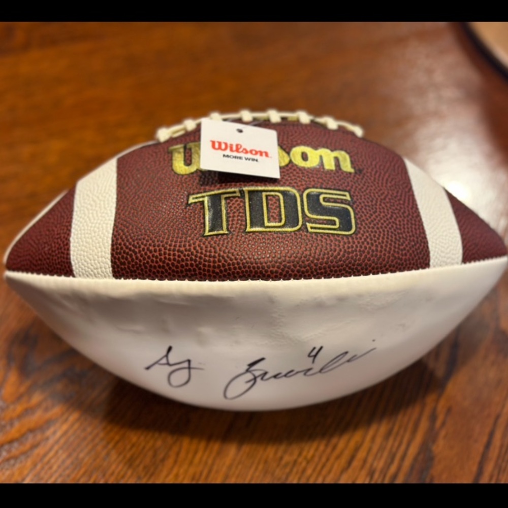 Greg Zuerlein Autographed Football